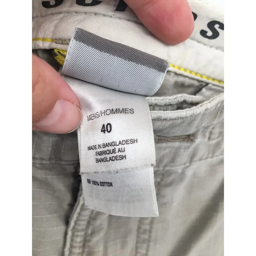 The North Face Khaki Shorts A5 Series Ripstop Fabric Tan Beige size 40